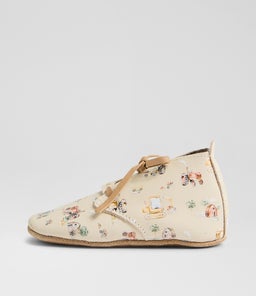 SS DIGGER LACE BQ WHITE SWAN MULTI LEATHER