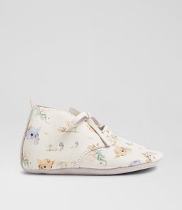 SS DRAGON LACE BQ WHITE MULTI LEATHER
