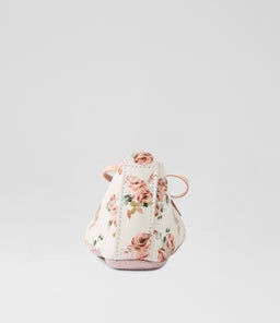 SS ROSEBUD LACE BQ WHITE ROSE LEATHER