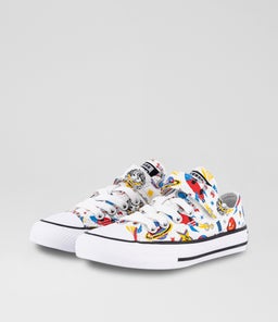 CTAS OX JUNIOR C1 WHITE RED CANVAS
