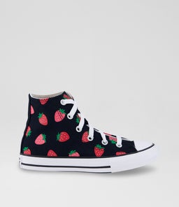 CTAS HI JUNIOR C1 BLACK PINK CANVAS