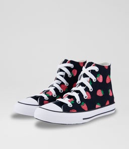 CTAS HI JUNIOR C1 BLACK PINK CANVAS