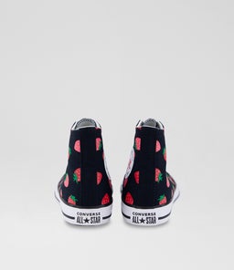 CTAS HI JUNIOR C1 BLACK PINK CANVAS