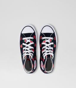 CTAS HI JUNIOR C1 BLACK PINK CANVAS