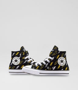 CTAS HI JUNIOR C1 BLACK YELLOW WHITE CANVAS