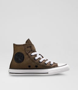 CTAS HI JUNIOR C1 BLACK GOLD WHITE CANVAS