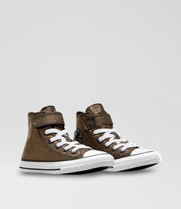 CTAS HI JUNIOR C1 BLACK GOLD WHITE CANVAS