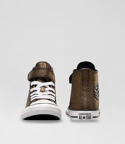 CTAS HI JUNIOR C1 BLACK GOLD WHITE CANVAS