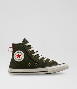 CTAS HI JUNIOR C1 GREEN WHITE RED CANVAS