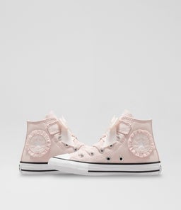 CTAS HI BOWS JUNIOR C1 PINK WHITE CANVAS
