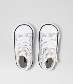 CTAS HI TODDLER C1 WHITE PINK WHITE CANVAS