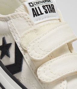 STAR PLAYER TODDLER C1 WHITE BLACK CANVAS