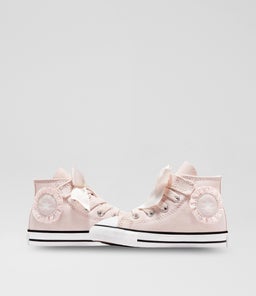 CTAS HI BOWS TODDLER C1 PINK WHITE CANVAS