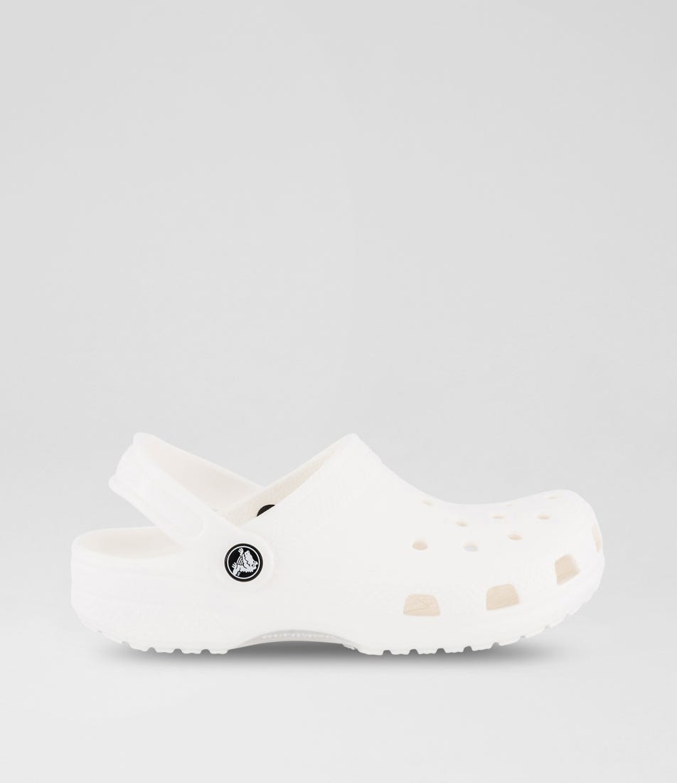 White youth crocs top