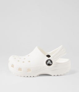 206990 CLASSIC CLOG TDLR CC WHITE CROSLITE