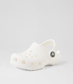 206990 CLASSIC CLOG TDLR CC WHITE CROSLITE