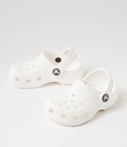 206990 CLASSIC CLOG TDLR CC WHITE CROSLITE