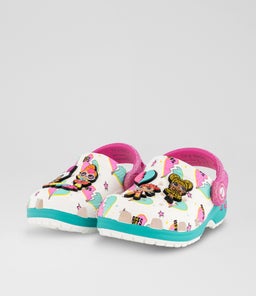 LOL SURPRISE BFF CLOG TDLR CC WHITE PINK EVA