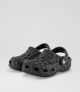 GEOMETRIC CLOG JUNIOR CC BLACK EVA