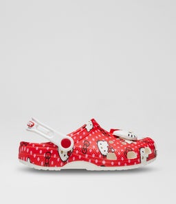 HK CLASSIC CLOG JNR CC RED WHITE EVA