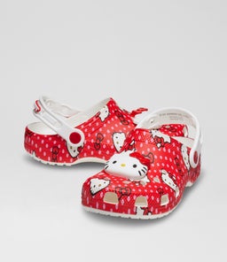 HK CLASSIC CLOG JNR CC RED WHITE EVA