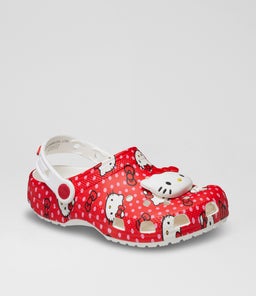 HK CLASSIC CLOG JNR CC RED WHITE EVA