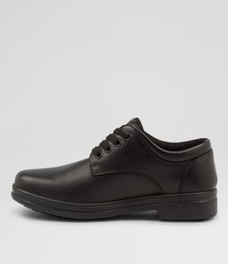 SOLACE JNR CF MATTE BLACK LEATHER