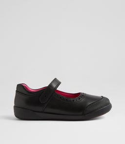 KYLIE JNR E HK CF BLACK LEATHER