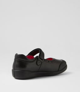 KYLIE JNR E HK CF BLACK LEATHER