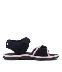 202790 FERN JNR CK NAVY PINK SMOOTH
