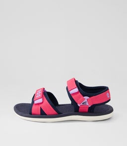 202790 FERN JNR CK NAVY LILAC RASPBERRY SMOOTH
