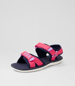 202790 FERN JNR CK NAVY LILAC RASPBERRY SMOOTH