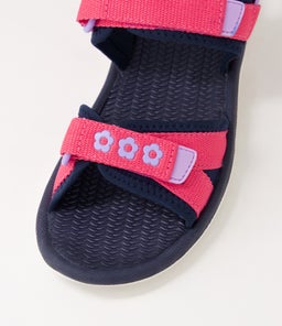 202790 FERN JNR CK NAVY LILAC RASPBERRY SMOOTH
