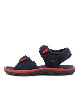 202791 FINN JNR CK NAVY RED SMOOTH