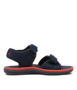 202791 FINN JNR CK NAVY RED SMOOTH