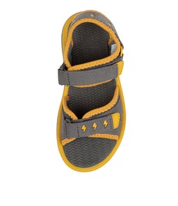202791 FINN JNR CK GREY MUSTARD SMOOTH