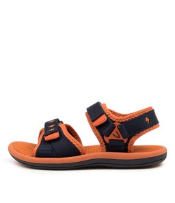 202791 FINN JNR CK NAVY TANGERINE SMOOTH