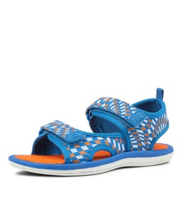 202789 FISHER JNR CK BLUE ORANGE CHECKER SMOOTH