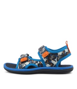 202789 FISHER JNR CK NAVY BLUE SHARKS SMOOTH