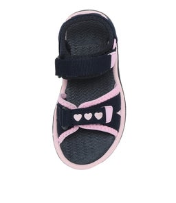 202790 FERN TOT CK NAVY PINK SMOOTH