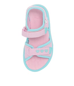 202790 FERN TOT CK PINK TURQUOISE SMOOTH