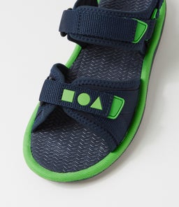 FINN TDLR CK NAVY GREEN SMOOTH