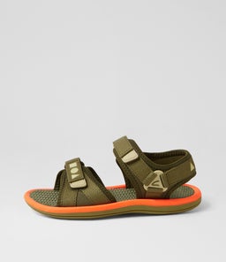 FINN TDLR CK DARK OLIVE BRIGHT ORANGE SMOOTH