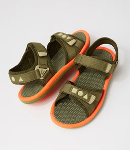 FINN TDLR CK DARK OLIVE BRIGHT ORANGE SMOOTH