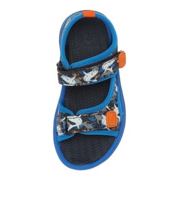 202789 FISHER TOT CK NAVY BLUE SHARKS SMOOTH