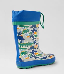 PUDDLES JUNIOR CK BLUE GREEN RUBBER
