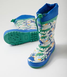 PUDDLES JUNIOR CK BLUE GREEN RUBBER