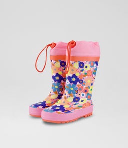 PUDDLES JUNIOR CK PINK MULTI RUBBER