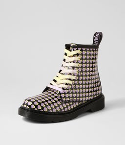 1460 JUNIOR HEART OVERLAY PATENT LEATHER