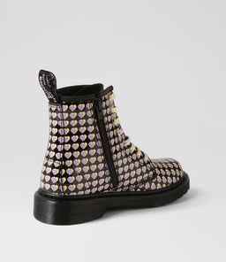 1460 JUNIOR HEART OVERLAY PATENT LEATHER